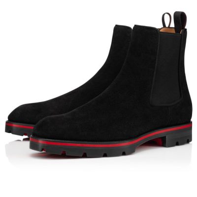 Christian Louboutin Alpinono Calf Booty Škornji Moški Črne | SI-40481