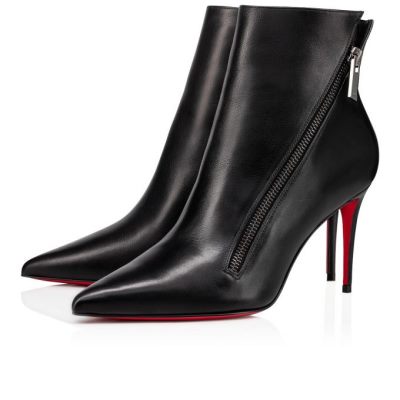 Christian Louboutin Birgikate 85 Calf Boots Škornji Ženske Črne | SI-14225