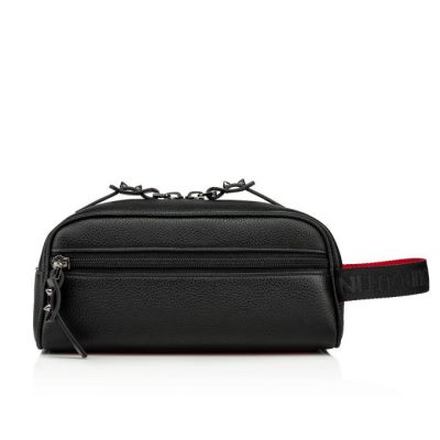 Christian Louboutin Blaster Classic Usnje Pouches Pouches Moški Črne | SI-70363