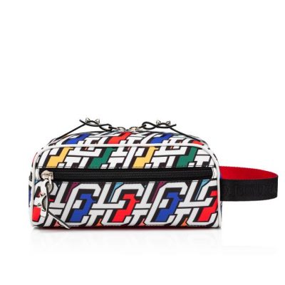 Christian Louboutin Blaster Creative Fabric Travel Travel Moški Večbarvni Črne | SI-82835