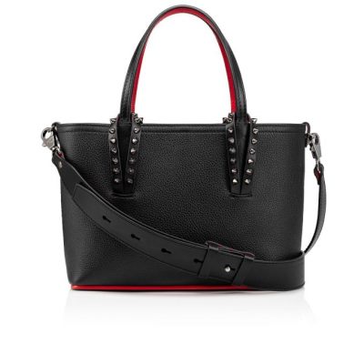 Christian Louboutin Cabata E/W Classic Usnje Tote Bags Torba Tote Ženske Črne | SI-49725