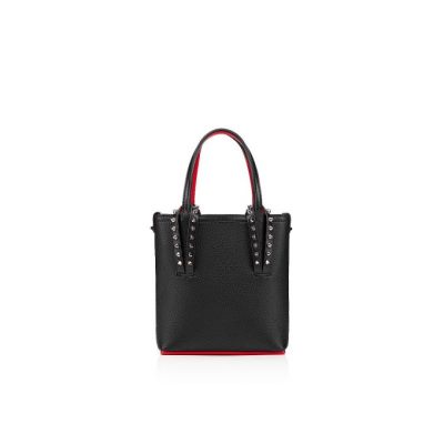 Christian Louboutin Cabata N/S Mini Classic Usnje Cross Body Bags Cross Body Bags Ženske Črne | SI-73414