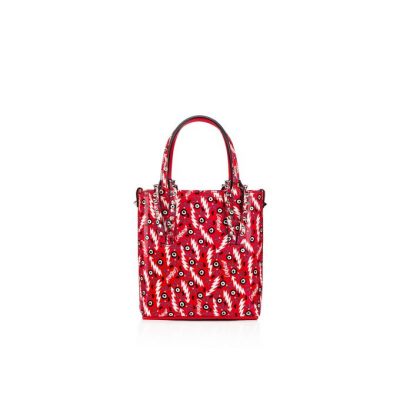 Christian Louboutin Cabata N/S Mini Creative Usnje Cross Body Bags Cross Body Bags Ženske Rdeče | SI-04266