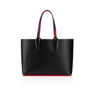 Christian Louboutin Cabata Small Calf Tote Bags Torba Tote Ženske Črne | SI-69298