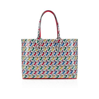 Christian Louboutin Cabata Small Creative Usnje Tote Bags Torba Tote Ženske Večbarvni | SI-38922