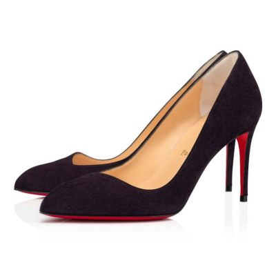 Christian Louboutin Corneille 085 85 Veau Velours Pumps Pumps Ženske Modre | SI-80303
