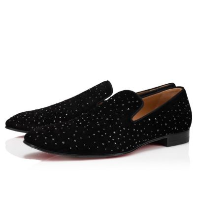 Christian Louboutin Dandelion Creative Usnje Loafer Mokasini Moški Črne | SI-21231