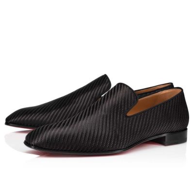 Christian Louboutin Dandelion Fabric Loafer Mokasini Moški Črne | SI-59422