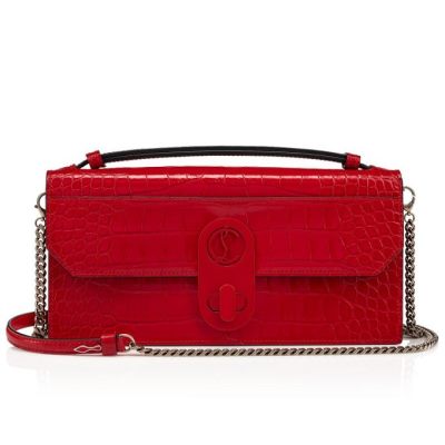 Christian Louboutin Elisa Baguette Creative Usnje Cross Body Bags Cross Body Bags Ženske Rdeče | SI-75986