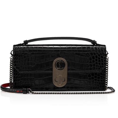 Christian Louboutin Elisa Baguette Creative Usnje Evening Bags Evening Bags Ženske Črne | SI-95538