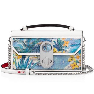 Christian Louboutin Elisa Baguette S Creative Fabric Evening Bags Evening Bags Ženske Večbarvni Bele Srebrne | SI-62706