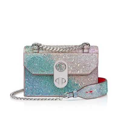 Christian Louboutin Elisa Mini Strass Evening Bags Evening Bags Ženske Roza Bele Večbarvni Srebrne | SI-36574
