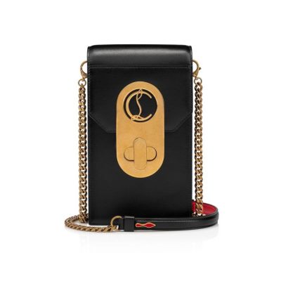 Christian Louboutin Elisa Ph Pouch Classic Usnje Pouches Pouches Ženske Črne | SI-64579
