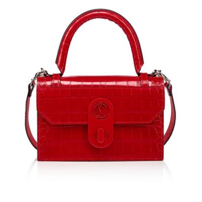 Christian Louboutin Elisa Top Handle S Creative Usnje Top Handles Top Handles Ženske Rdeče | SI-07101