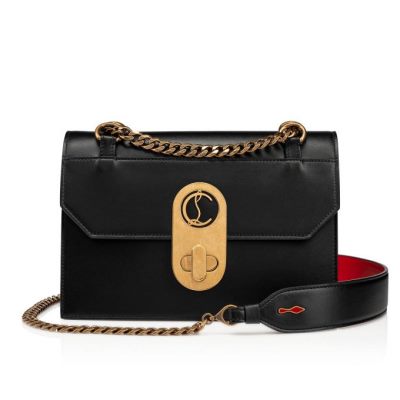 Christian Louboutin Elisa Usnje Cross Body Bags Cross Body Bags Ženske Črne | SI-35262