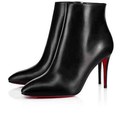 Christian Louboutin Eloise Booty 085 85 Calf Boots Škornji Ženske Črne | SI-90041