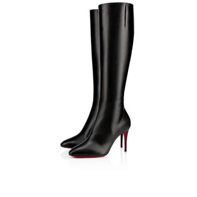 Christian Louboutin Eloise Botta 085 85 Calf Boots Škornji Ženske Črne | SI-91370