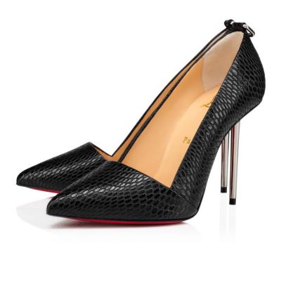 Christian Louboutin Epic Et Pointe 100 Calf Pumps Pumps Ženske Črne | SI-50776