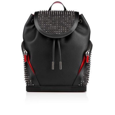 Christian Louboutin Explorafunk Calfskin Backpack Nahrbtniki Moški Črne Večbarvni | SI-42761