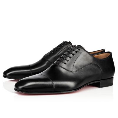Christian Louboutin Greggo 000 Calf Oxford Oxfords Shoes Moški Črne | SI-22039