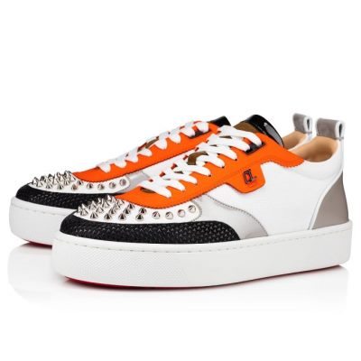 Christian Louboutin Happyrui Spikes Creative Usnje Sneakers Superge Moški Večbarvni | SI-36040