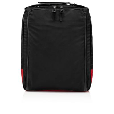 Christian Louboutin Hop'N Zip Classic Fabric Backpack Nahrbtniki Moški Črne | SI-62021