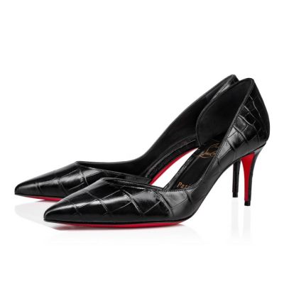 Christian Louboutin Iriza 70 Calf Pumps Pumps Ženske Črne | SI-62784