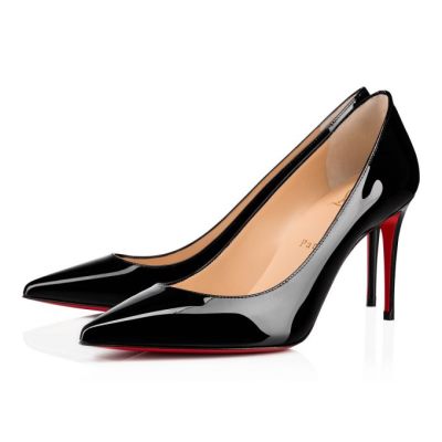 Christian Louboutin Kate 085 85 Patent Pumps Pumps Ženske Črne | SI-33489