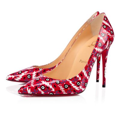 Christian Louboutin Kate 100 Patent Pumps Pumps Ženske Rdeče | SI-83045