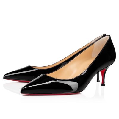 Christian Louboutin Kate 55 Patent 55 Patent Pumps Pumps Ženske Črne | SI-36100