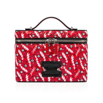 Christian Louboutin Kypipouch Small Creative Fabric Messenger Bags Messenger Bags Moški Rdeče Črne Srebrne | SI-75926