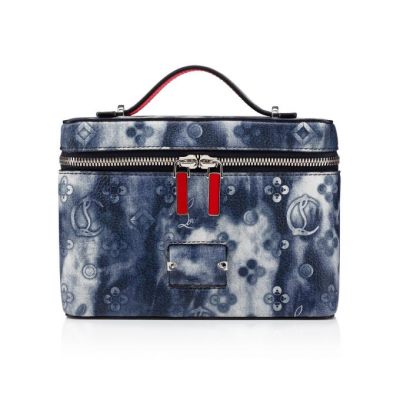 Christian Louboutin Kypipouch Small Creative Usnje Messenger Bags Messenger Bags Moški Večbarvni Modre | SI-99492