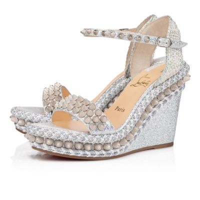 Christian Louboutin Lata 110 Ab Nappa Espadrilles Espadrilles Ženske Bele | SI-55129