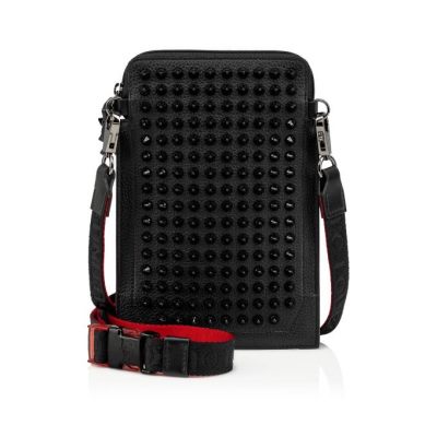 Christian Louboutin Loubilab Classic Usnje Pouches Pouches Moški Črne | SI-01167