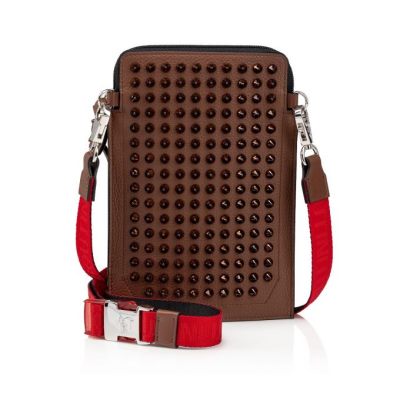 Christian Louboutin Loubilab Classic Usnje Pouches Pouches Moški Rjave | SI-39117
