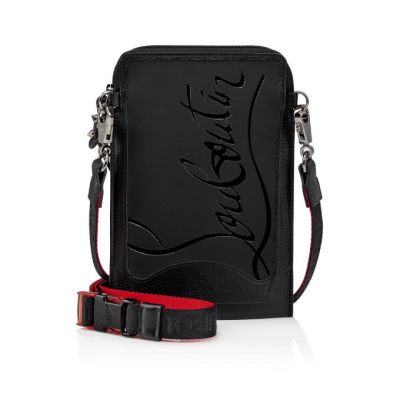 Christian Louboutin Loubilab Gomme Pouches Pouches Moški Črne | SI-15081