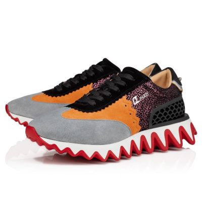 Christian Louboutin Loubishark Version Creative Usnje Sneakers Superge Moški Večbarvni | SI-95098
