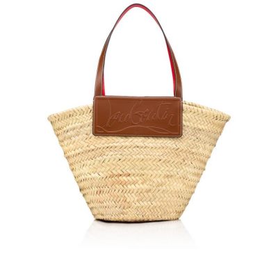 Christian Louboutin Loubishore Creative Fabric Basket Basket Ženske Bež Rjave | SI-95643