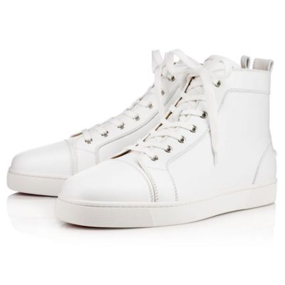 Christian Louboutin Louis 000 Calf Sneakers Superge Moški Bele | SI-55707