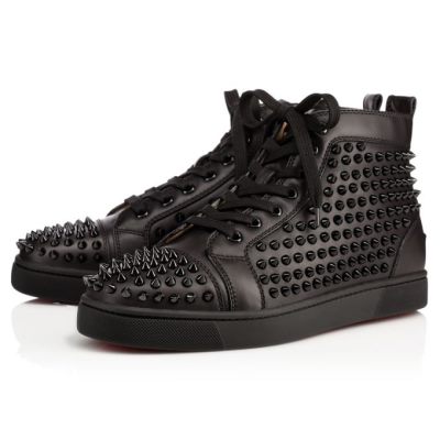 Christian Louboutin Louis 000 Calf Sneakers Superge Moški Črne | SI-65784