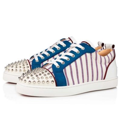 Christian Louboutin Louis Junior Spikes Orlato Calf Sneakers Superge Moški Večbarvni | SI-78228