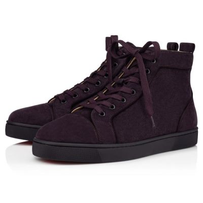 Christian Louboutin Louis Orlato 000 Veau Velours Sneakers Superge Moški Modre | SI-72361