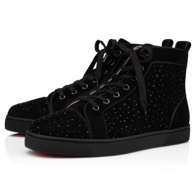 Christian Louboutin Louis Orlato Creative Usnje Sneakers Superge Moški Črne | SI-05670