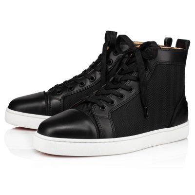 Christian Louboutin Louis Orlato Creative Fabric Sneakers Superge Moški Črne | SI-91217