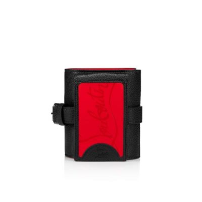 Christian Louboutin M Carlos Classic Usnje Card Holder Card Holder Moški Rdeče Črne | SI-58959