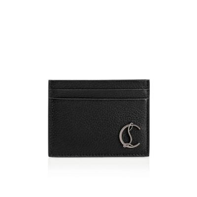 Christian Louboutin M Kios Classic Usnje Card Holder Card Holder Moški Črne | SI-39465