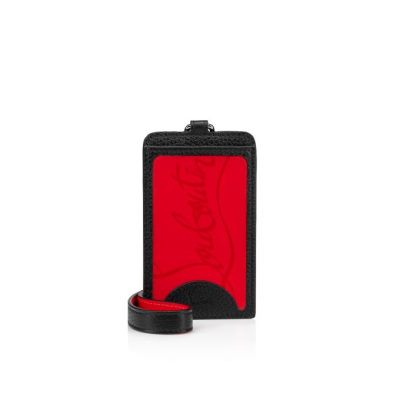 Christian Louboutin M Miloucah Classic Usnje Card Holder Card Holder Moški Rdeče Črne | SI-43030