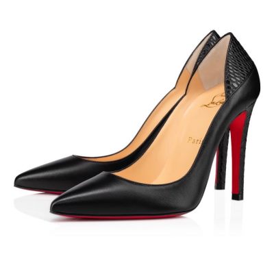 Christian Louboutin Maastricht 100 Nappa Pumps Pumps Ženske Črne | SI-14805