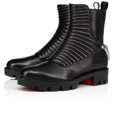 Christian Louboutin Maddic Max Calf Boots Škornji Ženske Črne | SI-60262