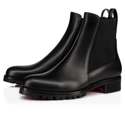 Christian Louboutin Marchacroche 000 Calf Boots Škornji Ženske Črne | SI-46969